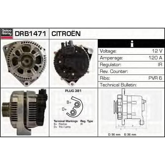 DRB1471 - Alternator 
