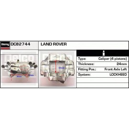 DC82744 - Brake Caliper 