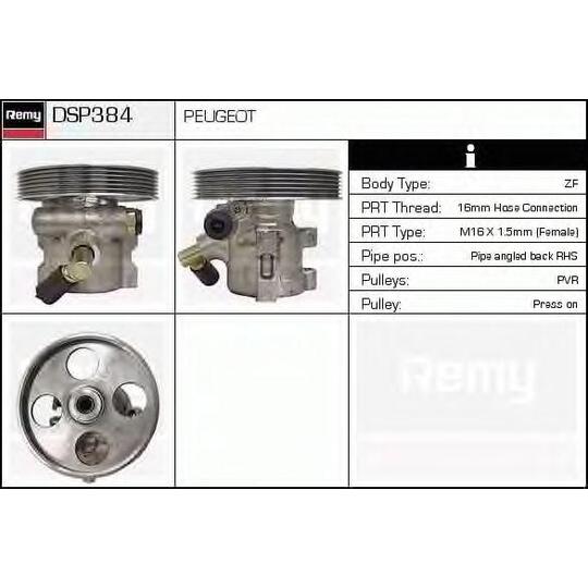 DSP384 - Hydraulikslang, stysrsystem 