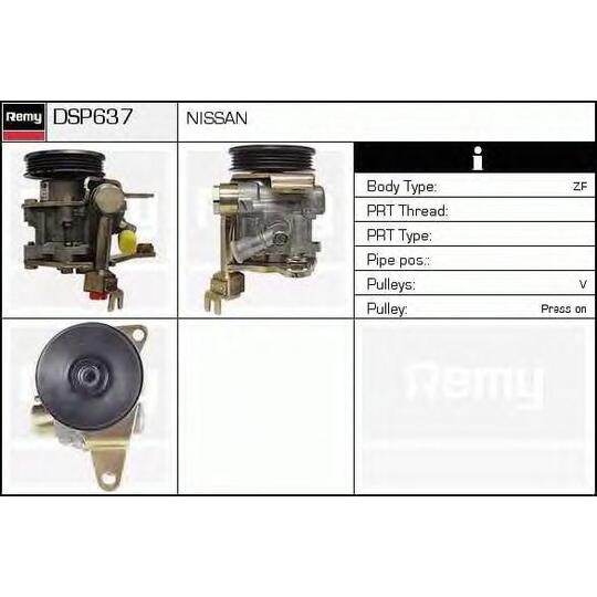DSP637 - Hydraulic Pump, steering system 
