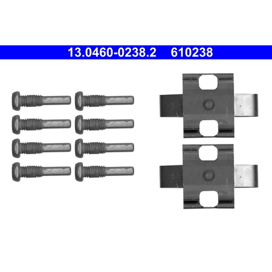 13.0460-0238.2 - Lisakomplekt, ketaspiduriklotsid 
