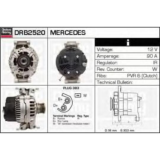 DRB2520 - Alternator 