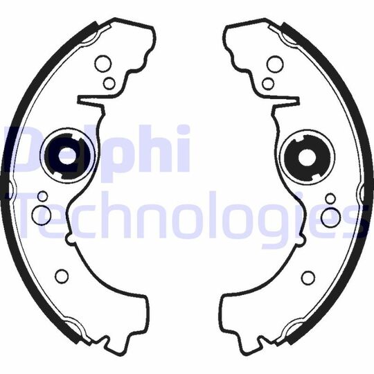 LS1265 - Brake Shoe Set 