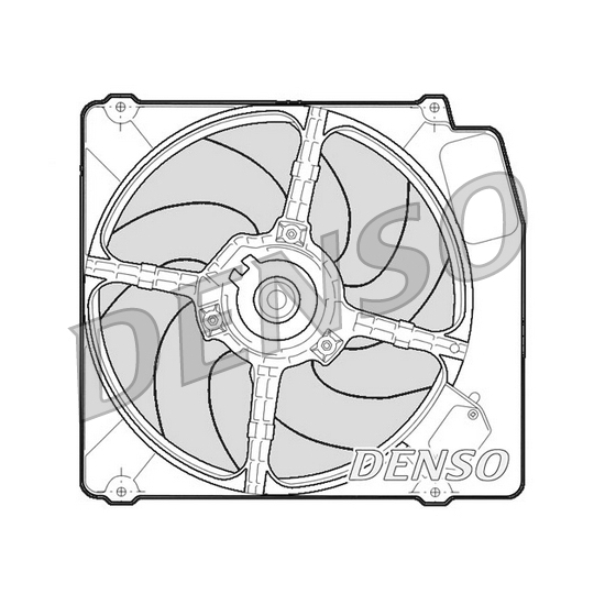 DER01203 - Tuuletin, moottorin jäähdytys 