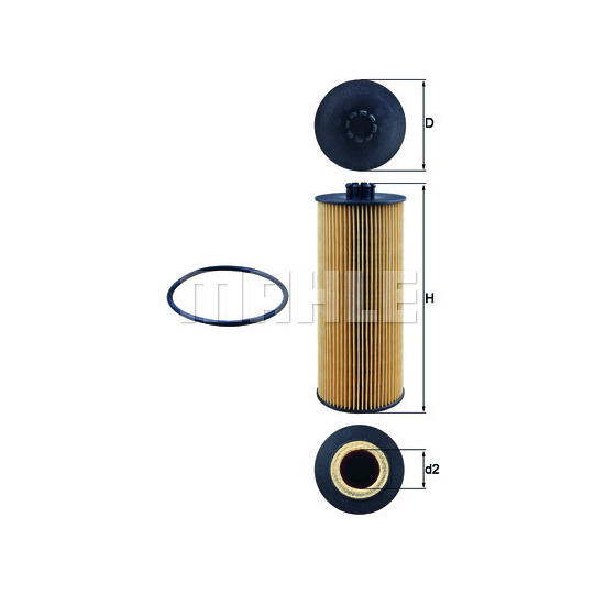 OX 155D - Oil filter 