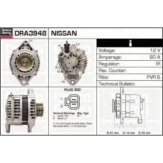 DRA3948N - Generaator 