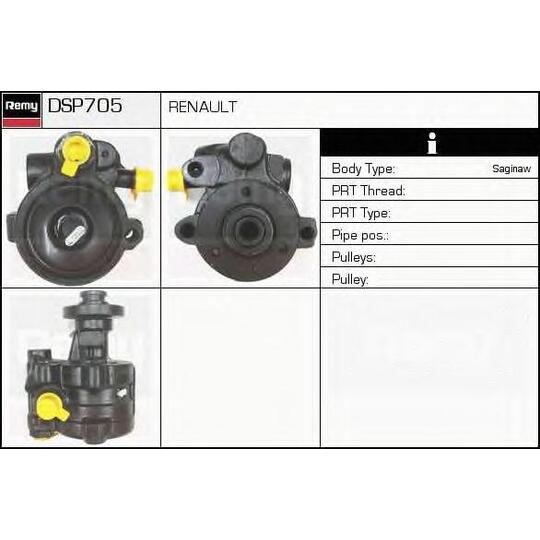 DSP705 - Hydraulic Pump, steering system 