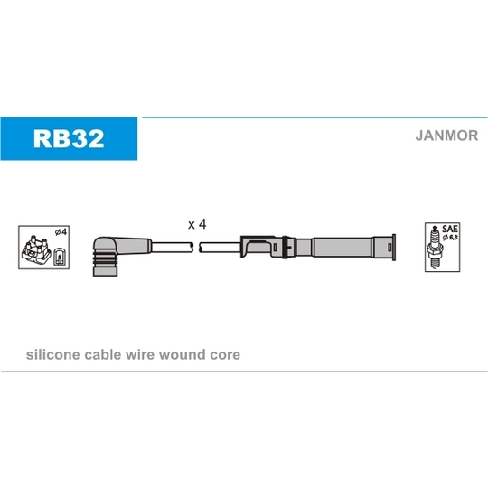 RB32 - Ignition Cable Kit 