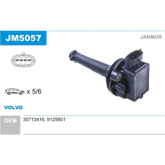 JM5057 - Ignition coil 