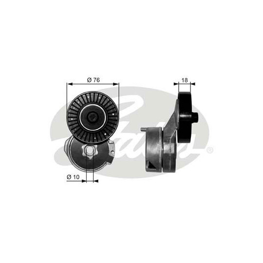 T39063 - Tensioner Pulley, v-ribbed belt 