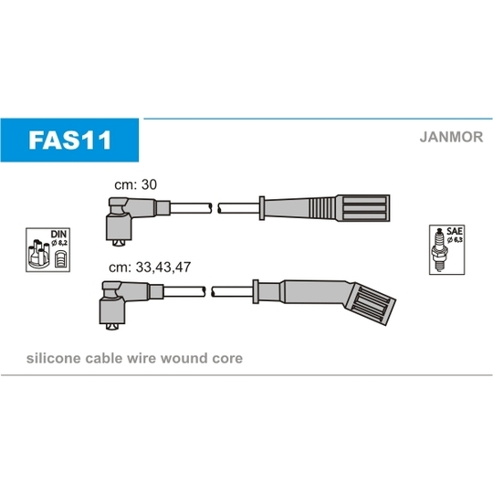 FAS11 - Ignition Cable Kit 