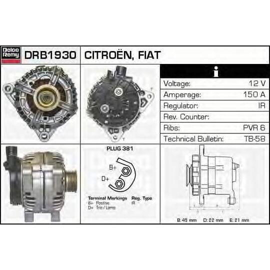 DRB1930 - Alternator 