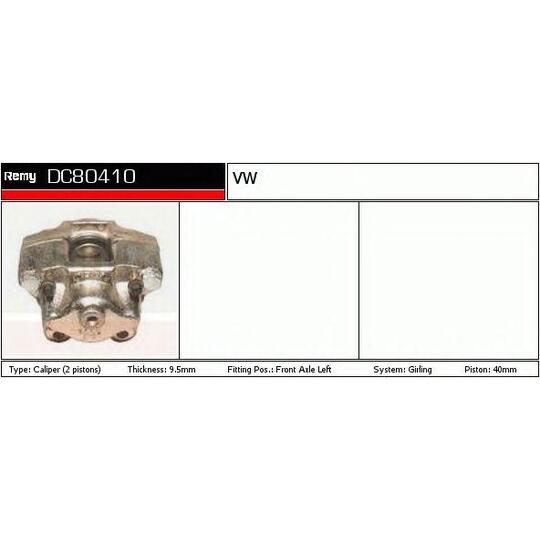 DC80410 - Brake Caliper 