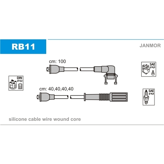 RB11 - Ignition Cable Kit 
