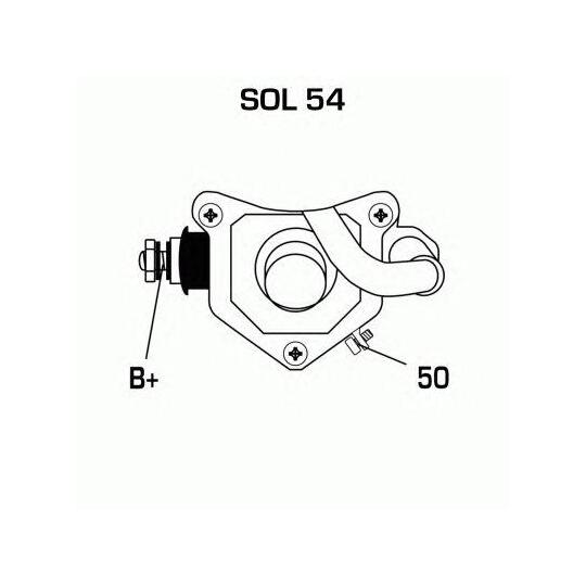 DRS3899N - Startmotor 