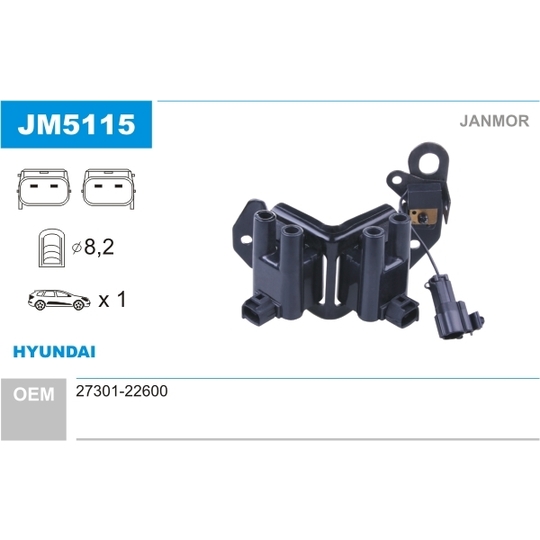 JM5115 - Ignition coil 