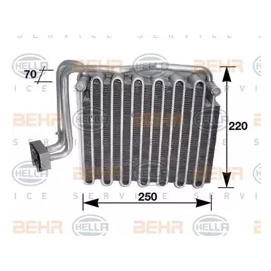 8FV 351 210-491 - Evaporator, air conditioning 