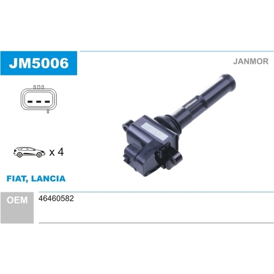 JM5006 - Ignition coil 
