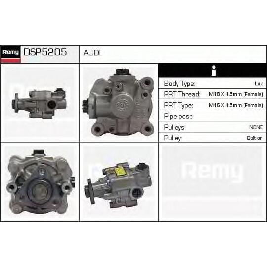 DSP5205 - Hydraulic Pump, steering system 