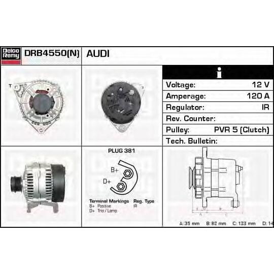 DRB4550 - Alternator 