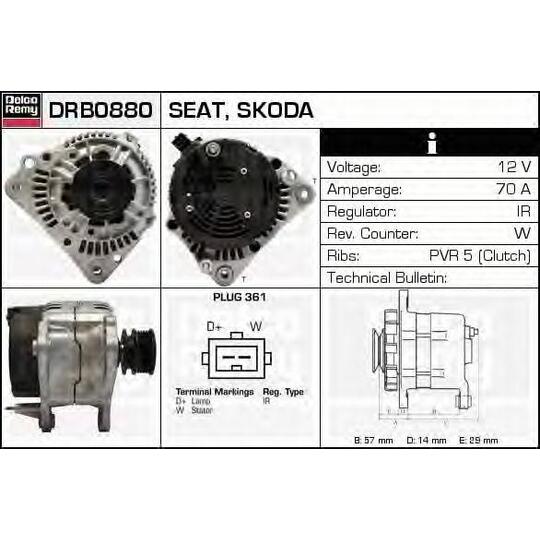 DRB0880 - Alternator 