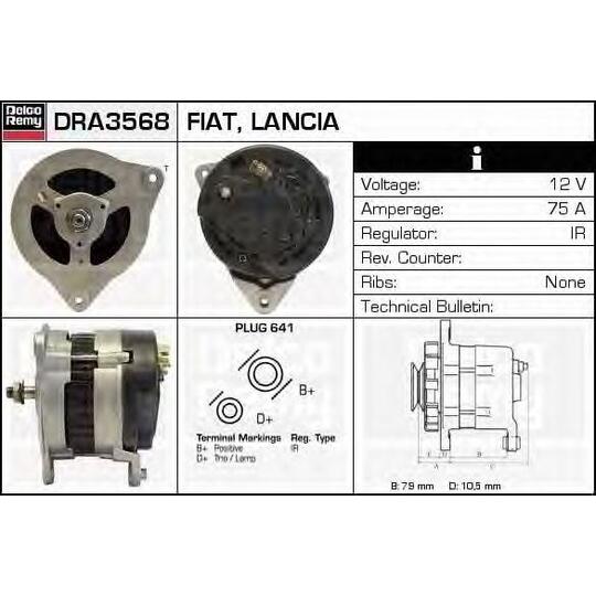 DRA3568 - Alternator 