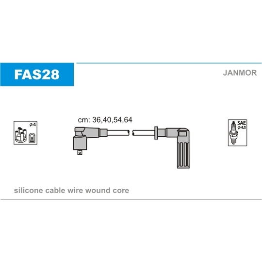 FAS28 - Ignition Cable Kit 