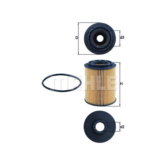 OX 160D - Oil filter 