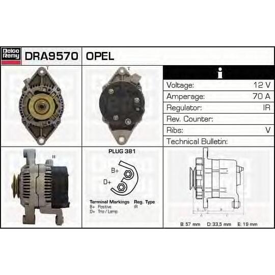DRA9570 - Generaator 