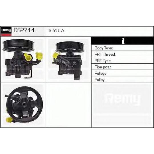 DSP714 - Hydraulic Pump, steering system 