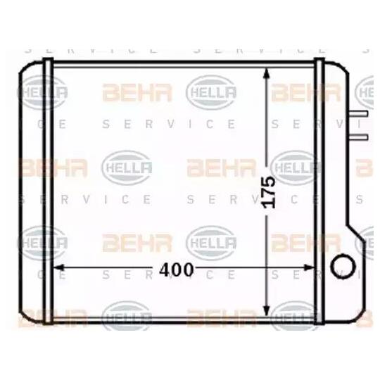 8FH 351 308-371 - Heat Exchanger, interior heating 