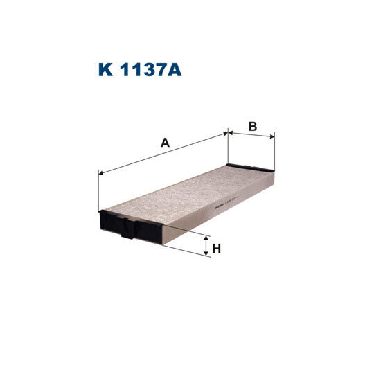 K 1137A - Filter, kupéventilation 