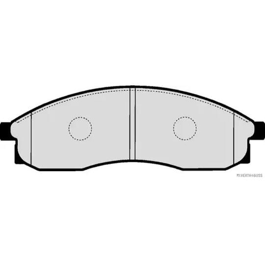 J3601091 - Brake Pad Set, disc brake 