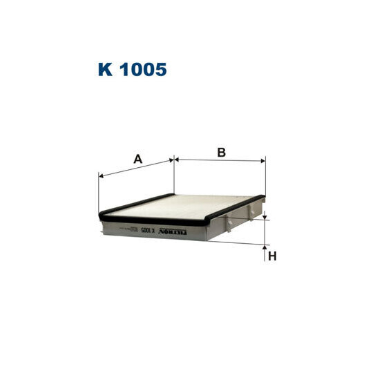 K 1005 - Filter, kupéventilation 