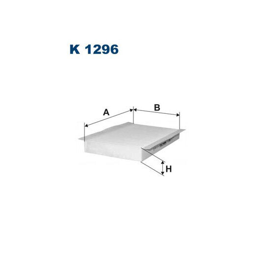 K 1296 - Filter, interior air 