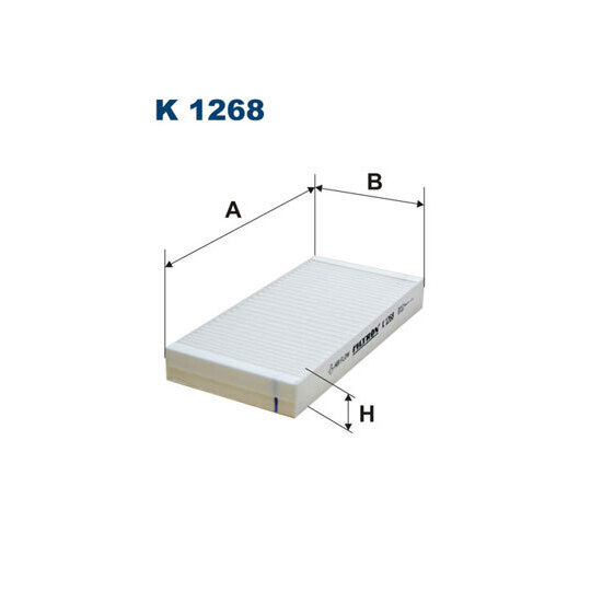K 1268 - Filter, interior air 
