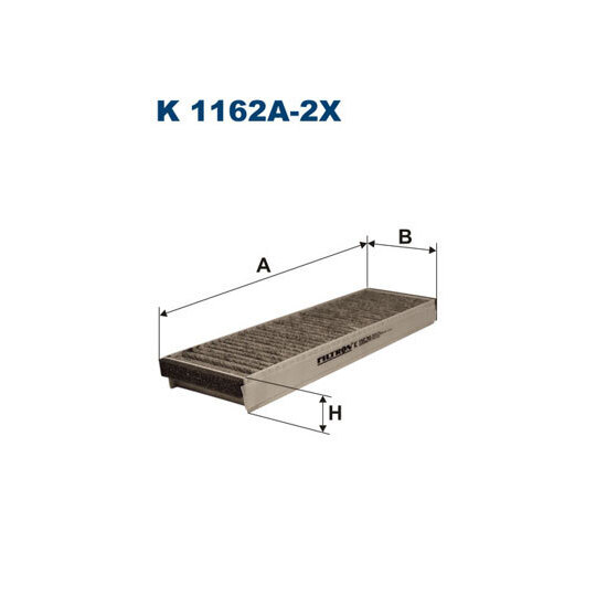 K 1162A-2X - Filter, salongiõhk 