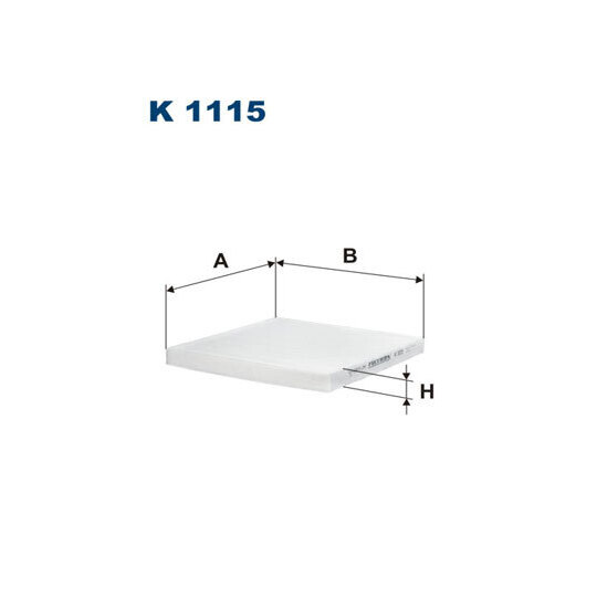 K 1115 - Filter, interior air 