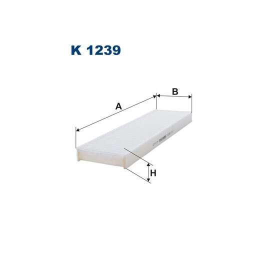 K 1239 - Filter, interior air 