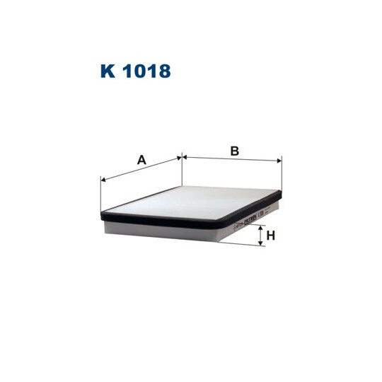 K 1018 - Filter, kupéventilation 