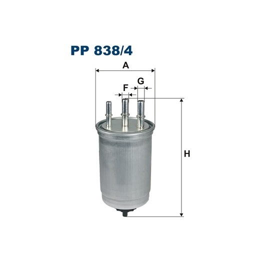 PP 838/4 - Polttoainesuodatin 