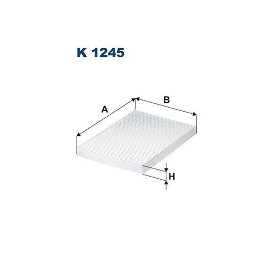 K 1245 - Filter, interior air 