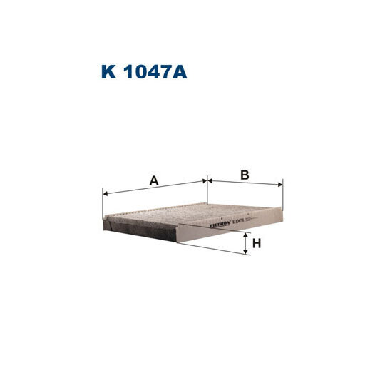 K 1047A - Filter, interior air 