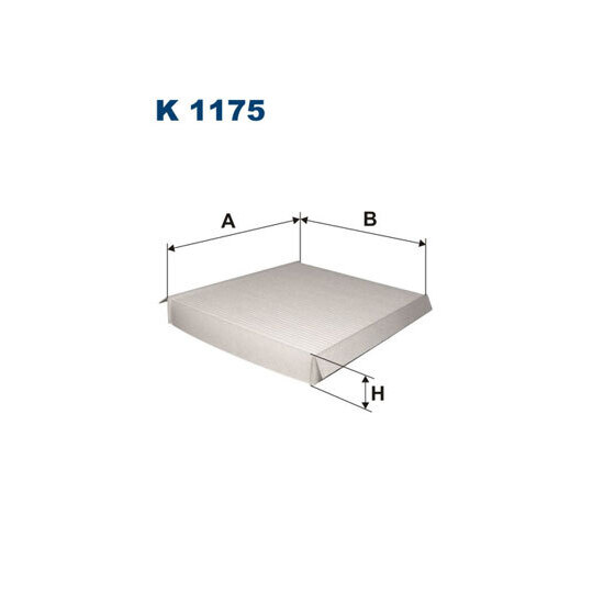 K 1175 - Filter, interior air 