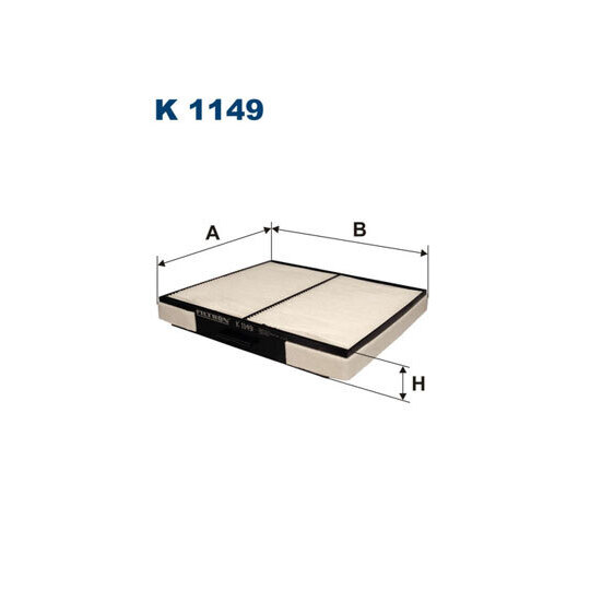K 1149 - Filter, interior air 
