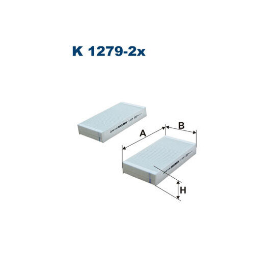 K 1279-2X - Filter, salongiõhk 