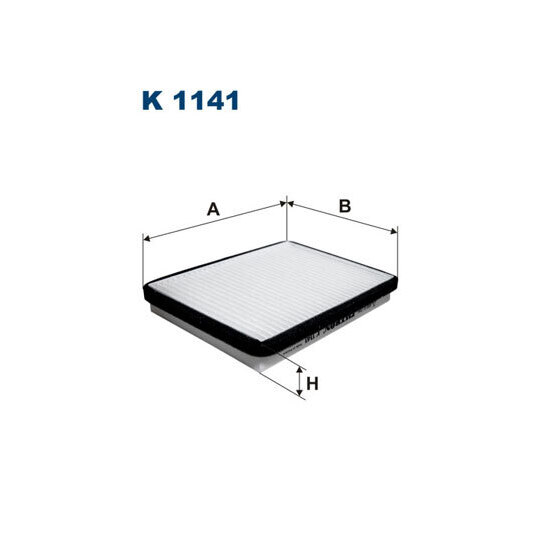 K 1141 - Filter, interior air 