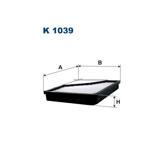K 1039 - Filter, kupéventilation 