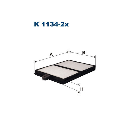 K 1134-2X - Filter, interior air 