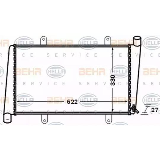 8MK 376 774-171 - Radiaator, mootorijahutus 